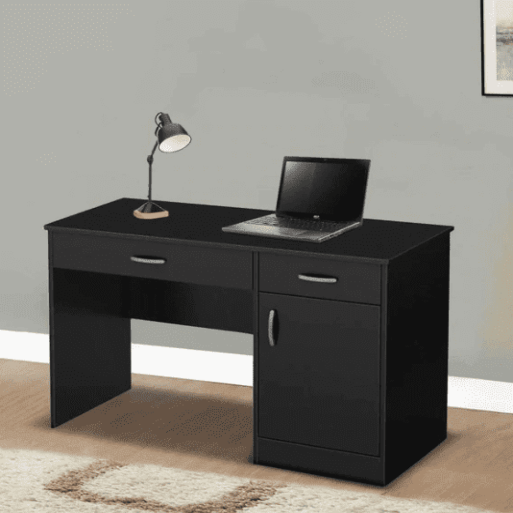 Duxon Study Table in Wenge Color - Teak Inside
