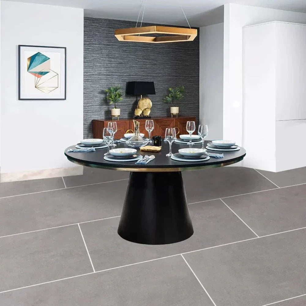 Europian Style Luxury 4 Seater Round Dining Table