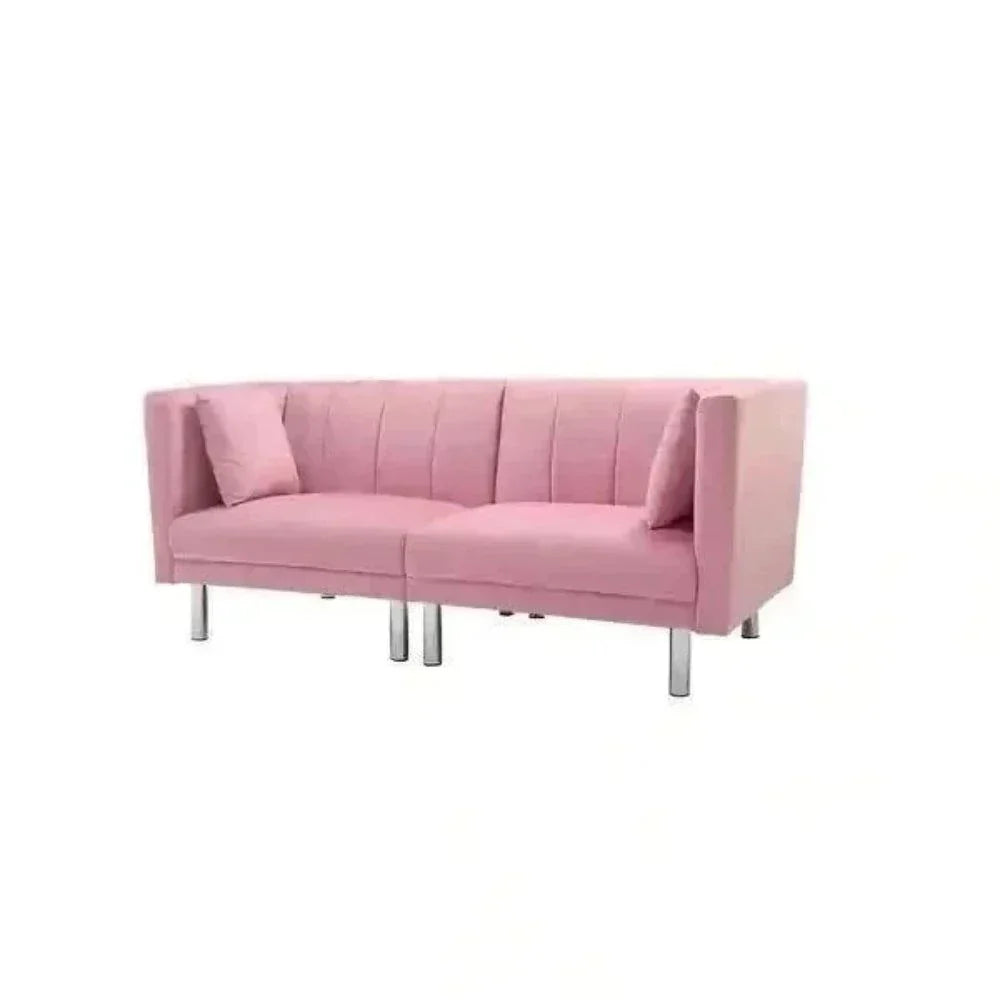 Dolcy Line Sofa Set in Pink - Teak Inside