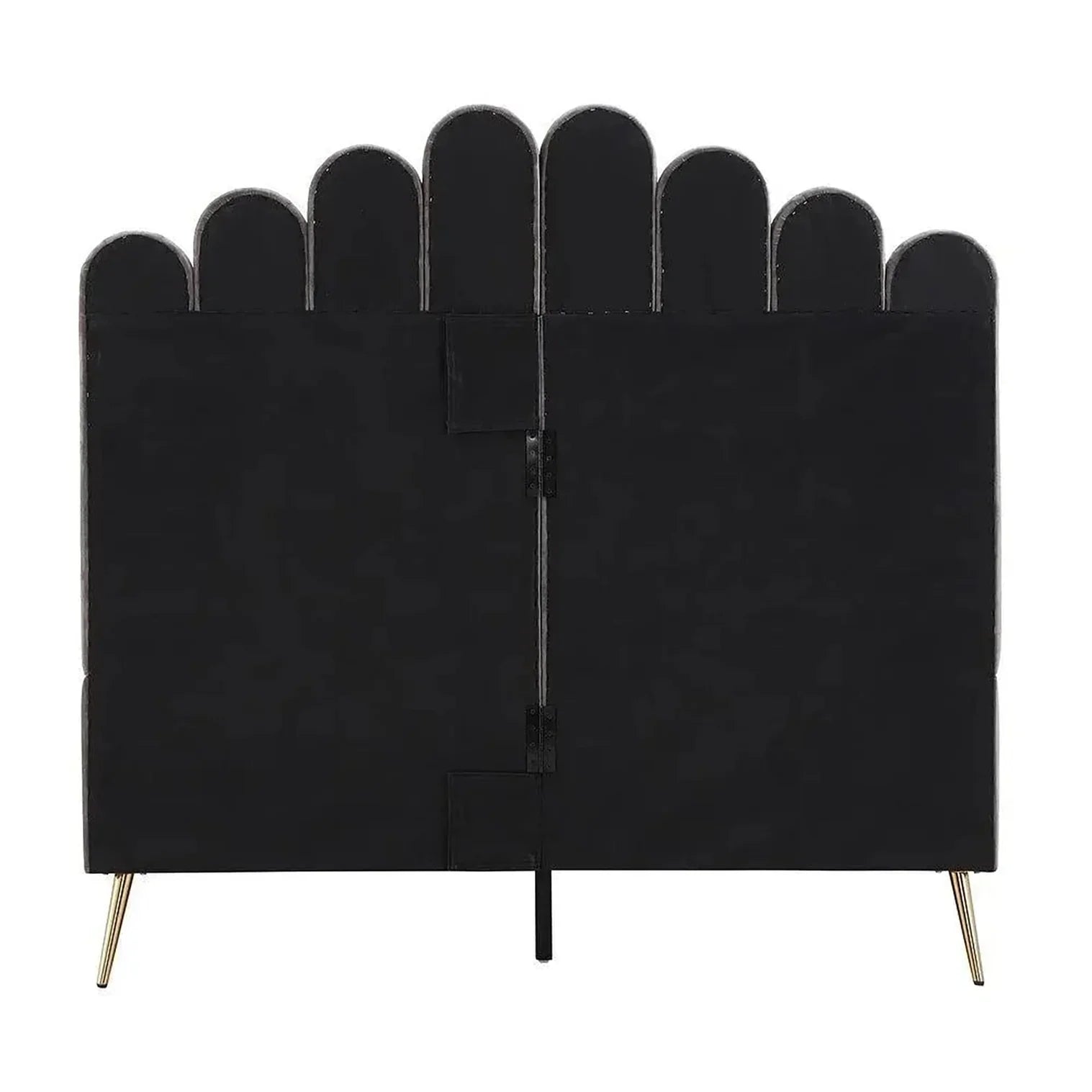 Classic Uniline Luxury Upholstered Bed Without Storage in Suede