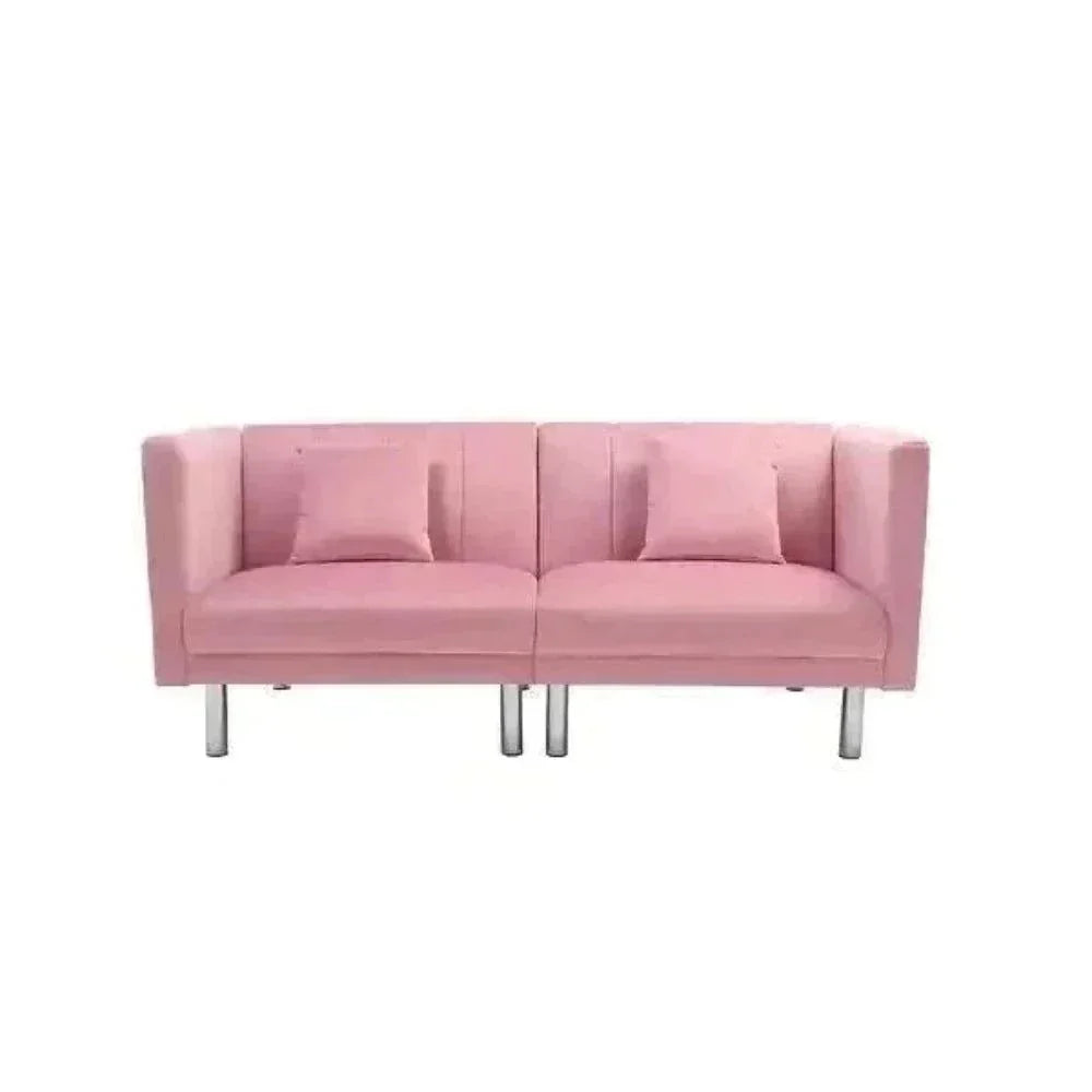 Dolcy Line Sofa Set in Pink - Teak Inside
