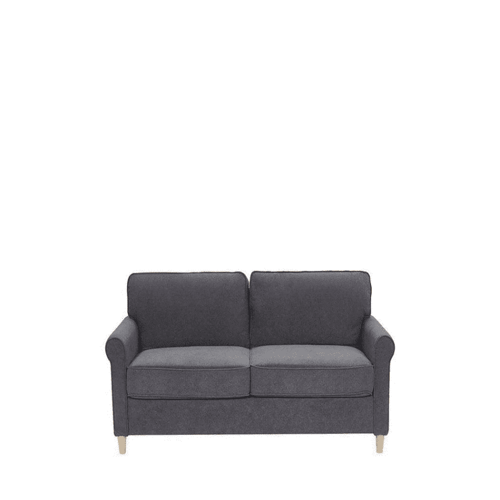 Classic Retro Sofa Set in Grey - Teak Inside