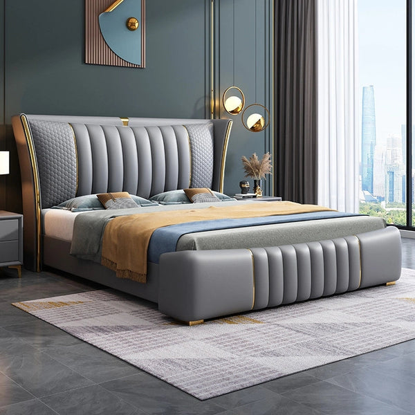 Relexo Upholstered Luxury Bed in Leatherette