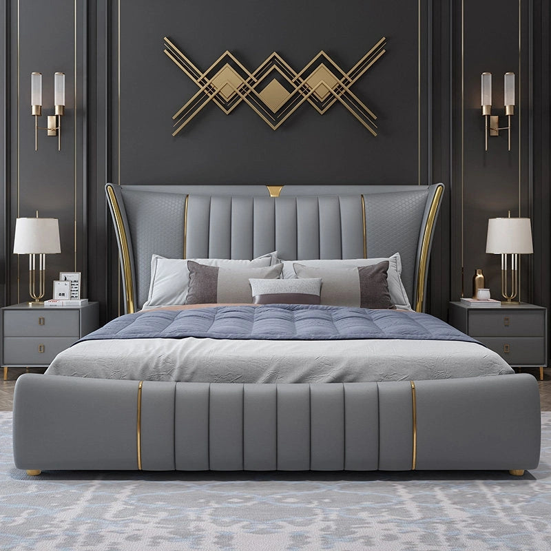 Relexo Upholstered Luxury Bed in Leatherette