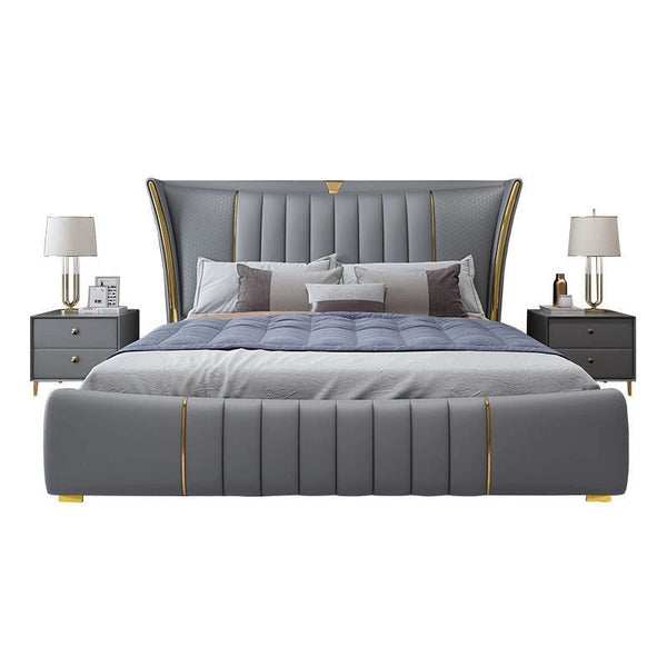 Relexo Upholstered Luxury Bed in Leatherette
