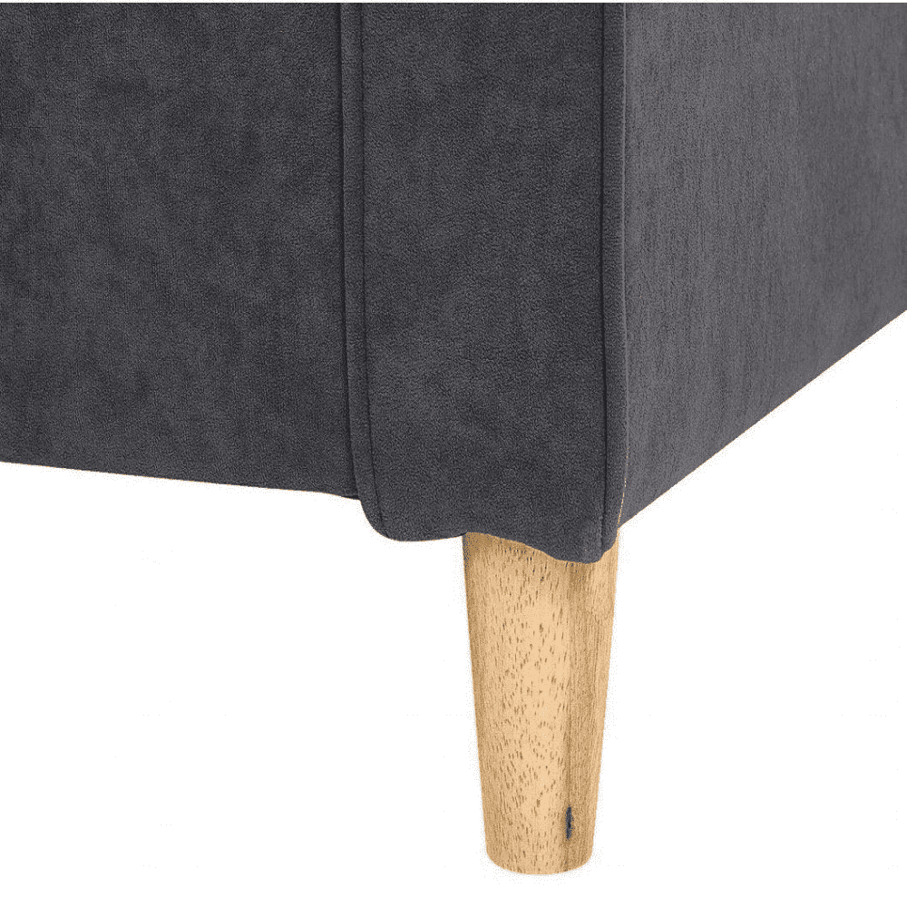 Classic Retro Sofa Set in Grey - Teak Inside