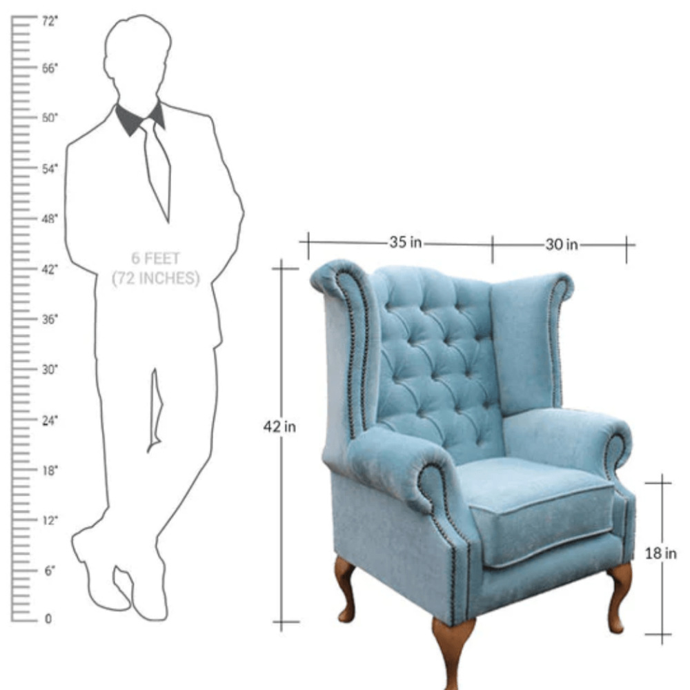 Copper Grove Crawley Diamond Button-Tufted Wingback Chair - Teak Inside