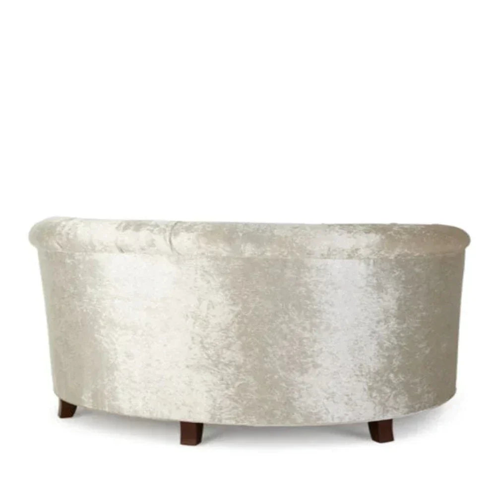 Cosmo Chair Embossing Fleece Upholstered Accent Sofa Chair - Teak Inside