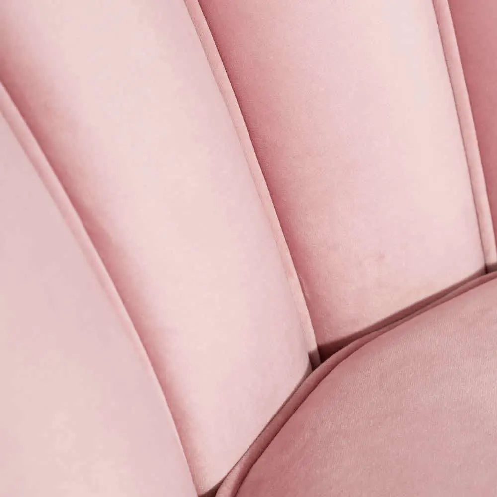 Butterfly Accent Chair in Pink Color - Teak Inside